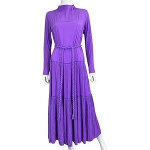 A.L.C. Purple TESSA Tiered Maxi Dress Size 4